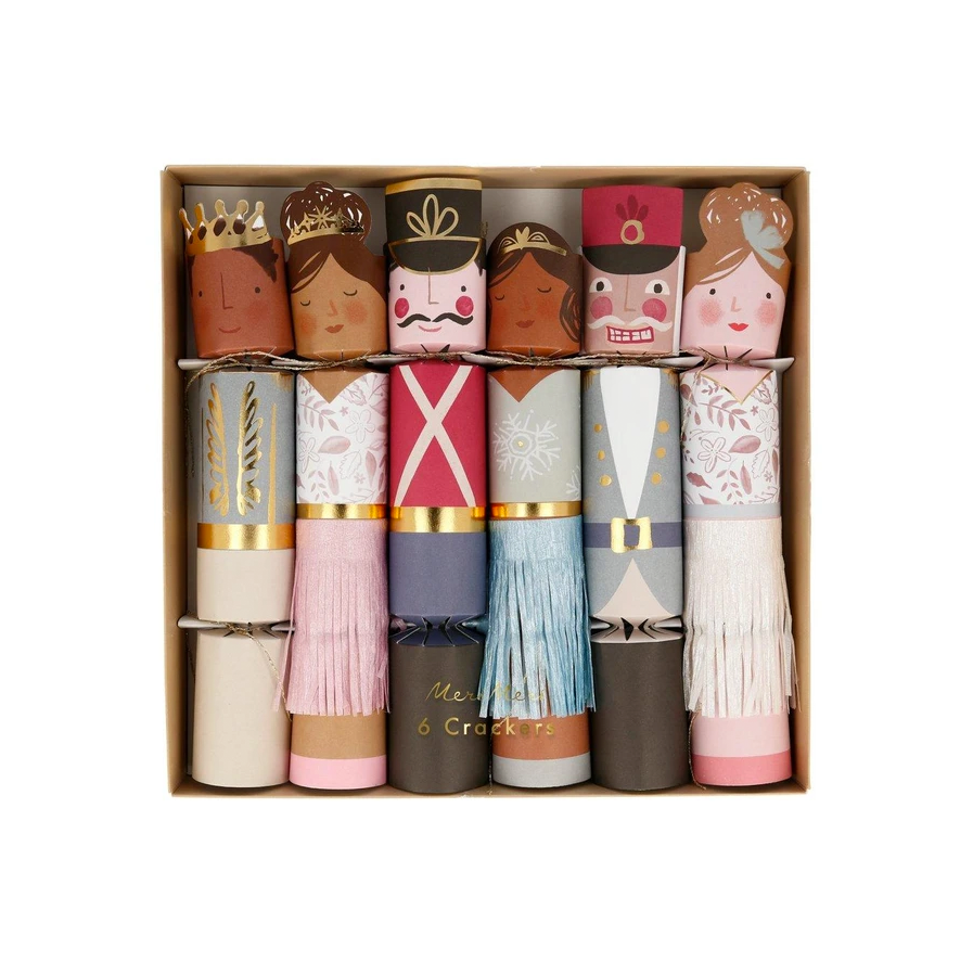 Meri Meri Christmas Nutcracker Character Crackers Set Of 6 The Red