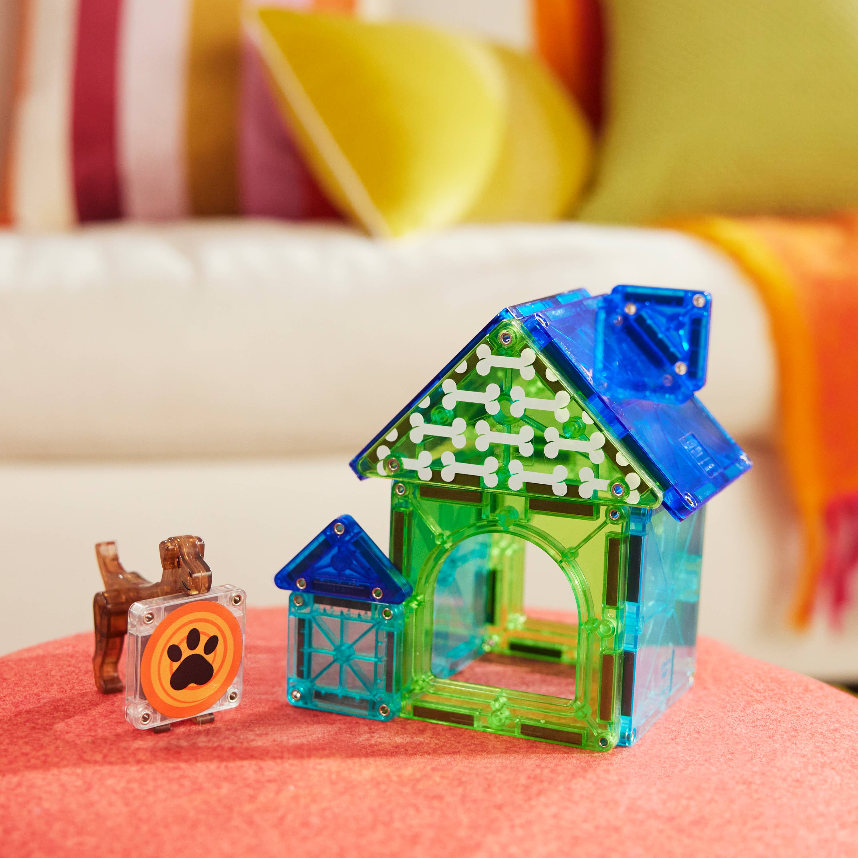 Magna-Tiles Dog House 13-Piece Set, photo 2 of 6