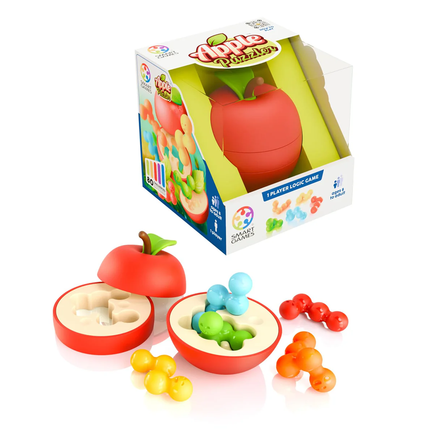 Smart Toys - Apple Puzzler 3D Logic Game with 80 Challenges for Ages 8-Adult