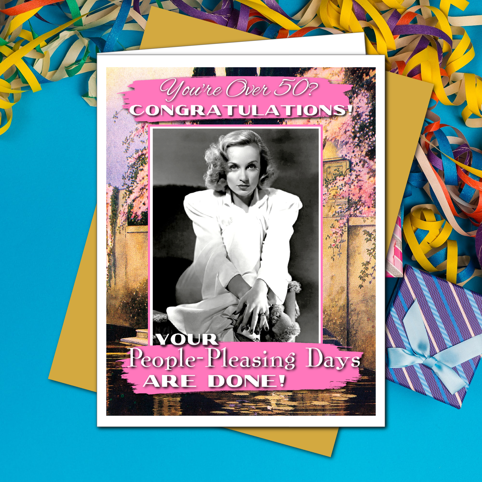 Umlaut Brooklyn People Pleasing - Birthday Greeting Card, photo 3 of 3
