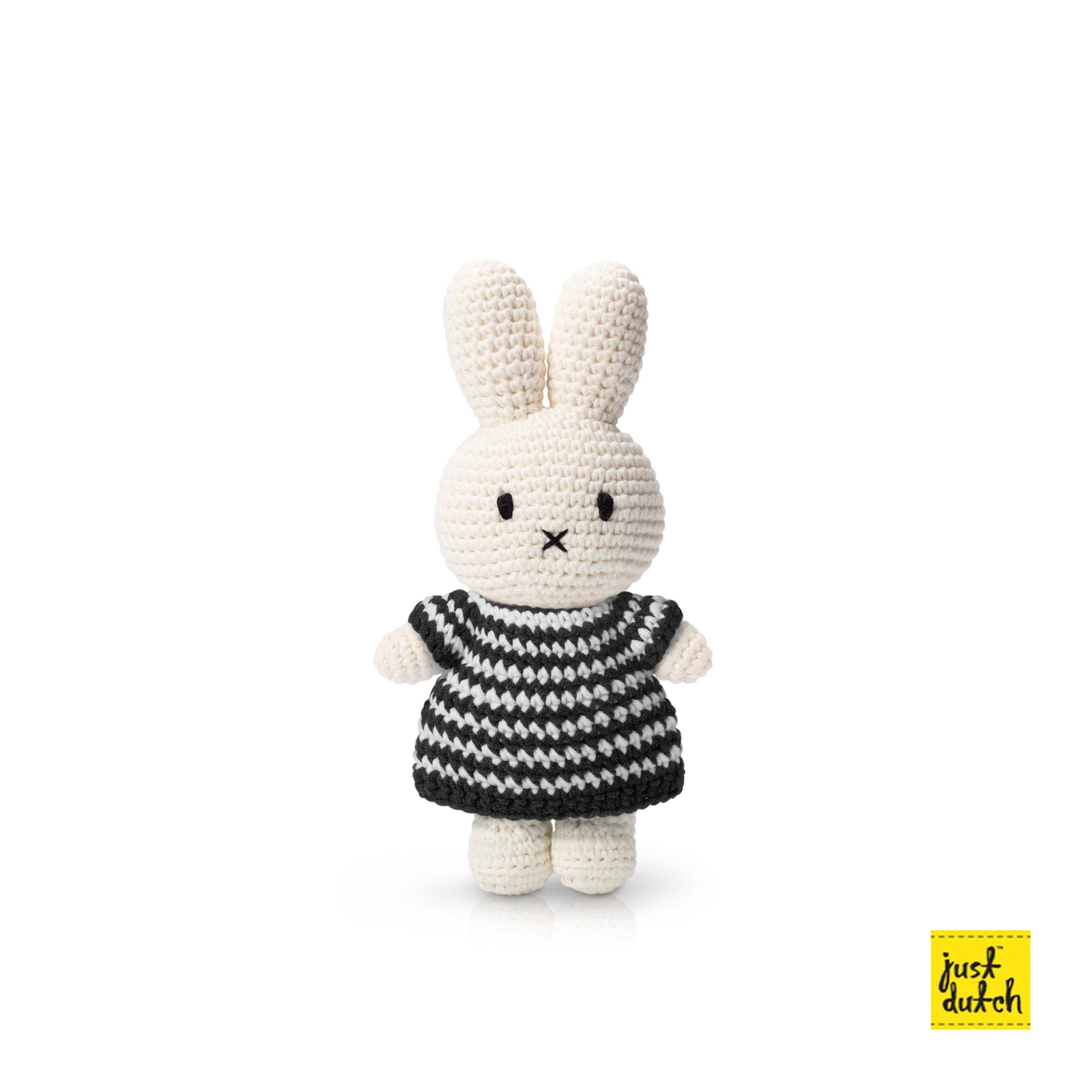 Miffy Striped Dress: Blue with Red Hat, photo 6 of 7