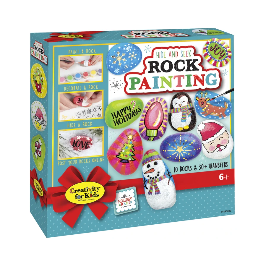 Holiday Hide And Seek Rock Painting Kit