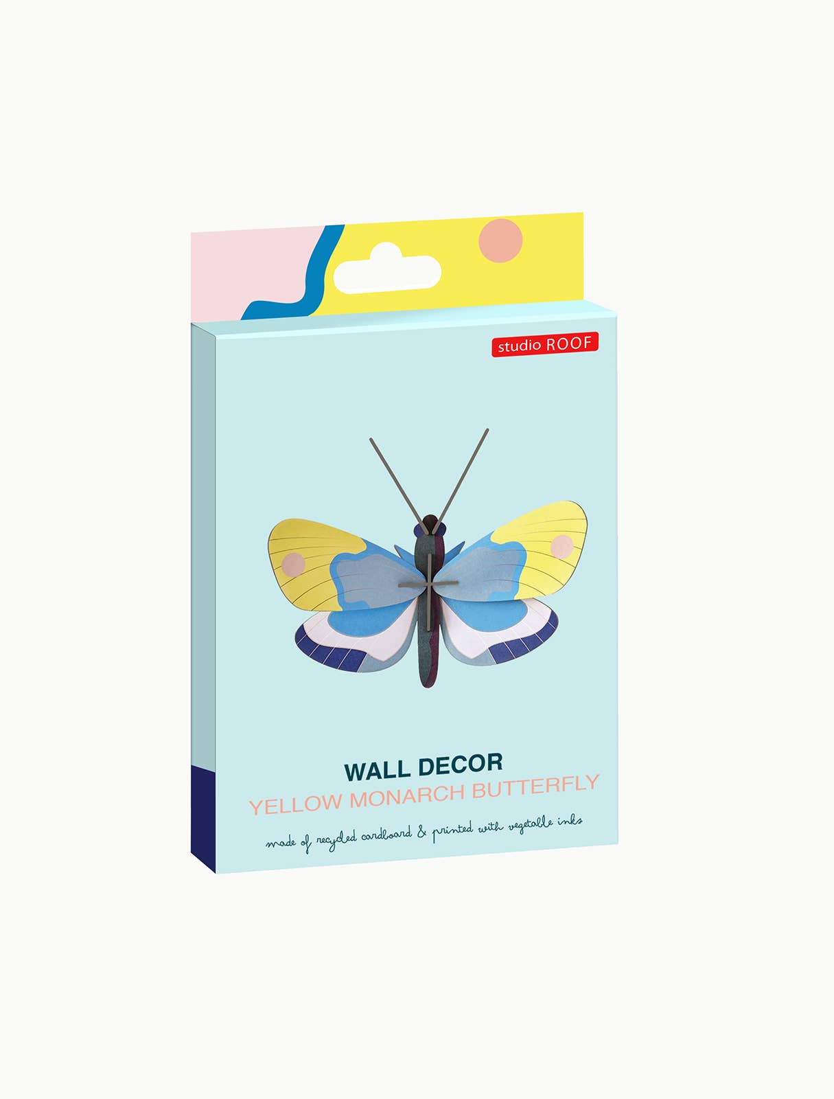 3D Wall Art - Butterfly - Yellow Monarch Butterfly, photo 4 of 4