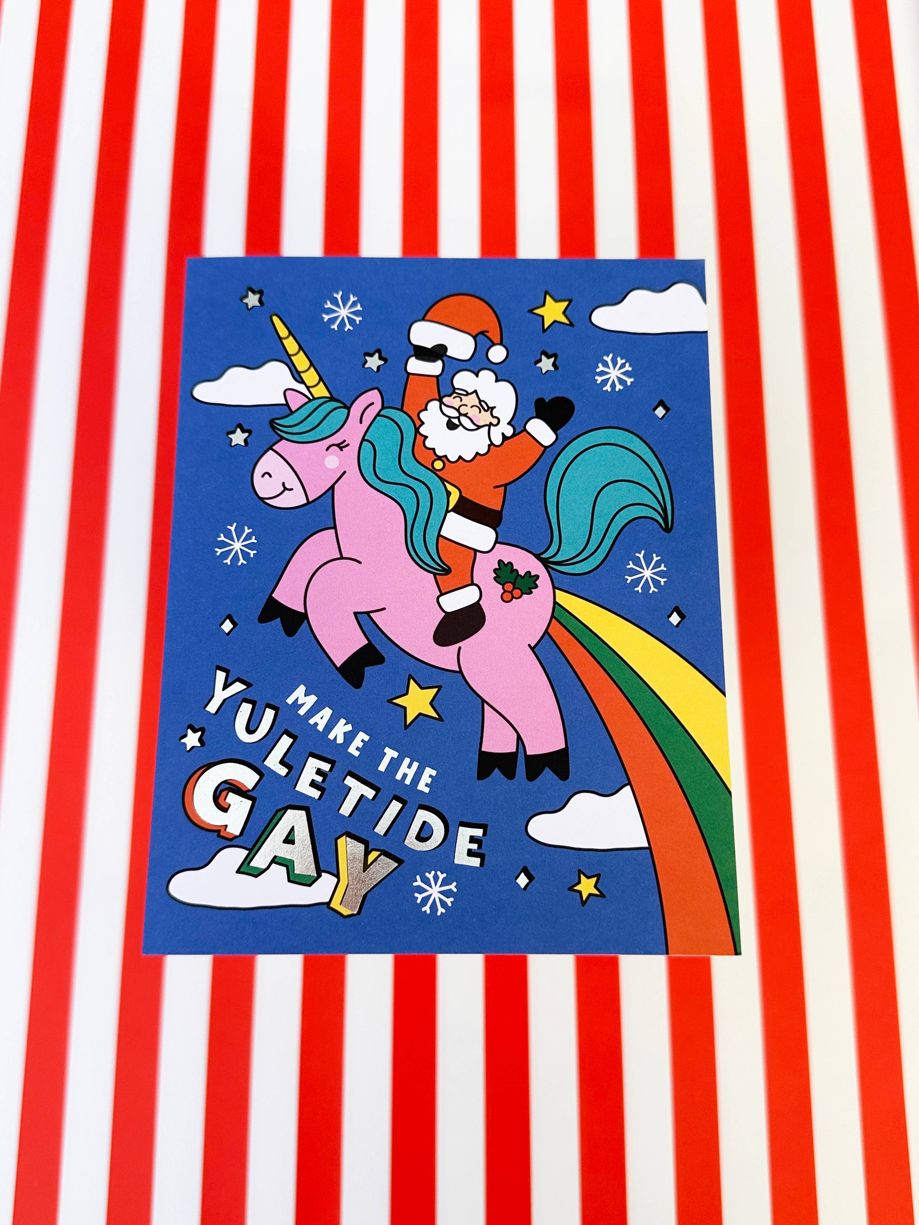 Make the Yuletide Gay Holiday Card, photo 2 of 2