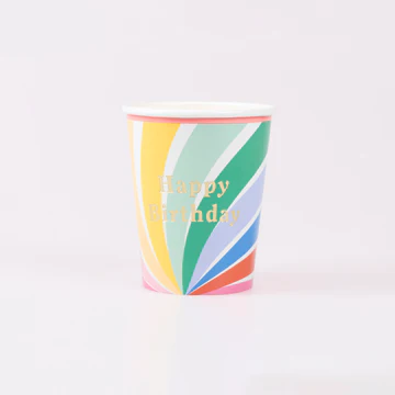 Meri Meri Rainbow Swirl Cups, photo 1 of 2