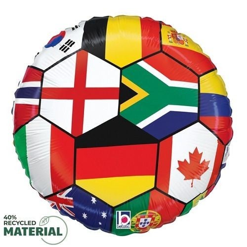 18" World Cup Soccer Ball Balloon (Two Sided), photo 2 of 2