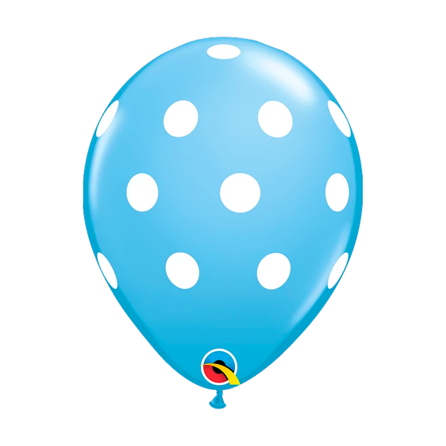 11in Polka Dot Latex Balloons, photo 4 of 6