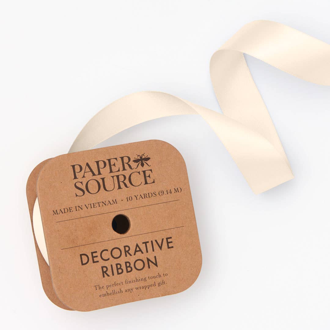 Satin Ribbon 1" Width: Gold, photo 3 of 8