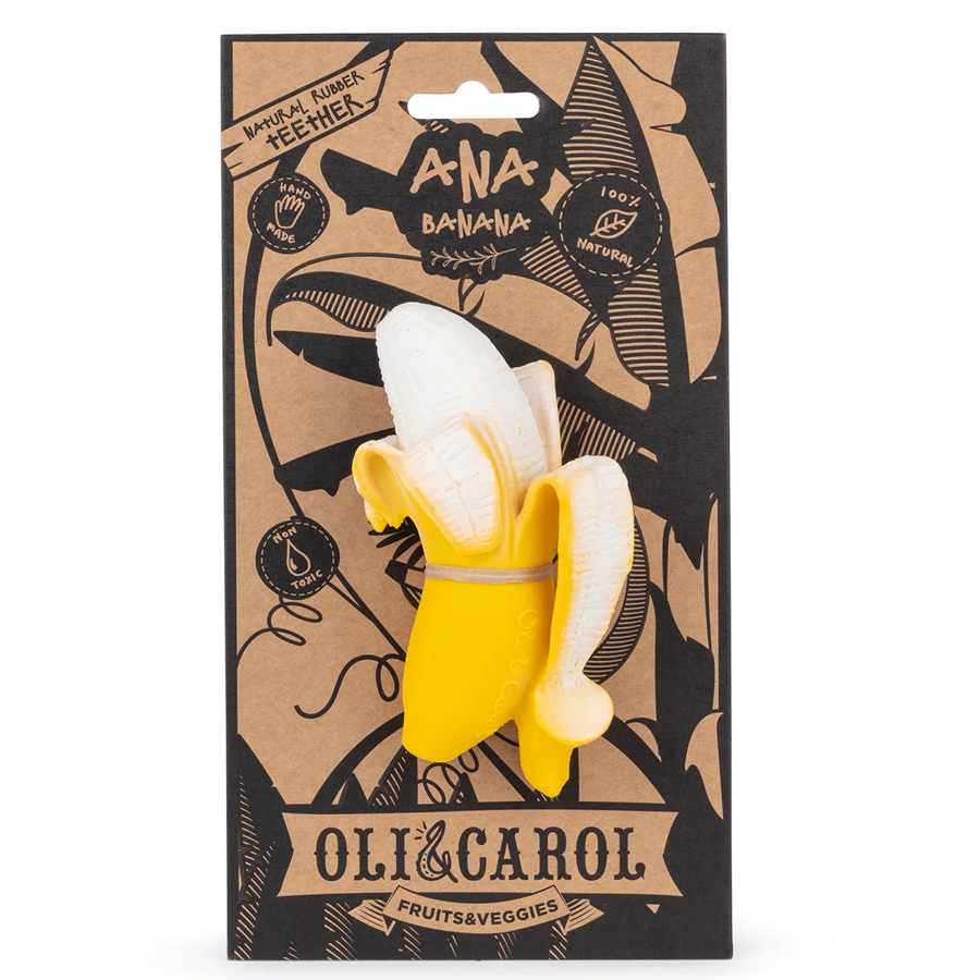 Oli&Carol Fruits & Veggies Baby Teether - Ana Banana
