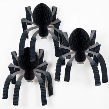 Meri Meri 3 Honeycomb Spiders
