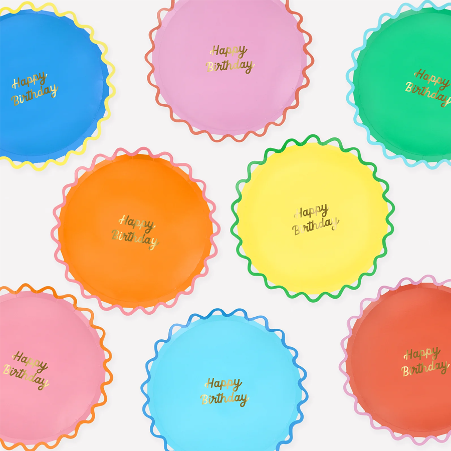 Meri Meri Wiggle Edge Side Plates