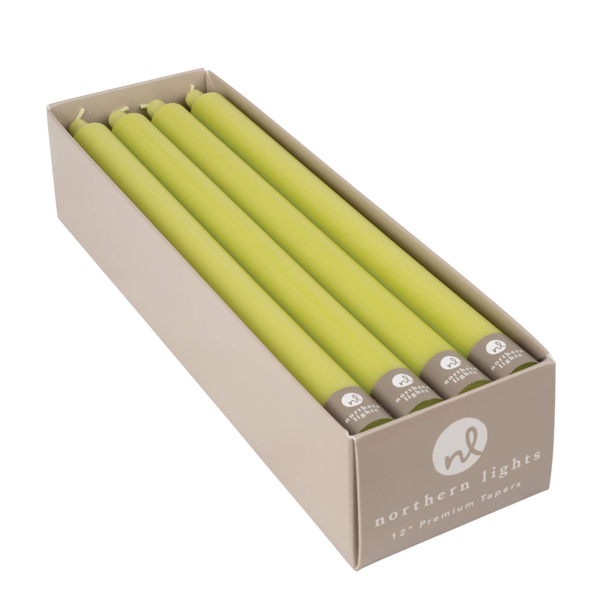 12" Taper Candles - 12pc Box: New Leaf, photo 1 of 8