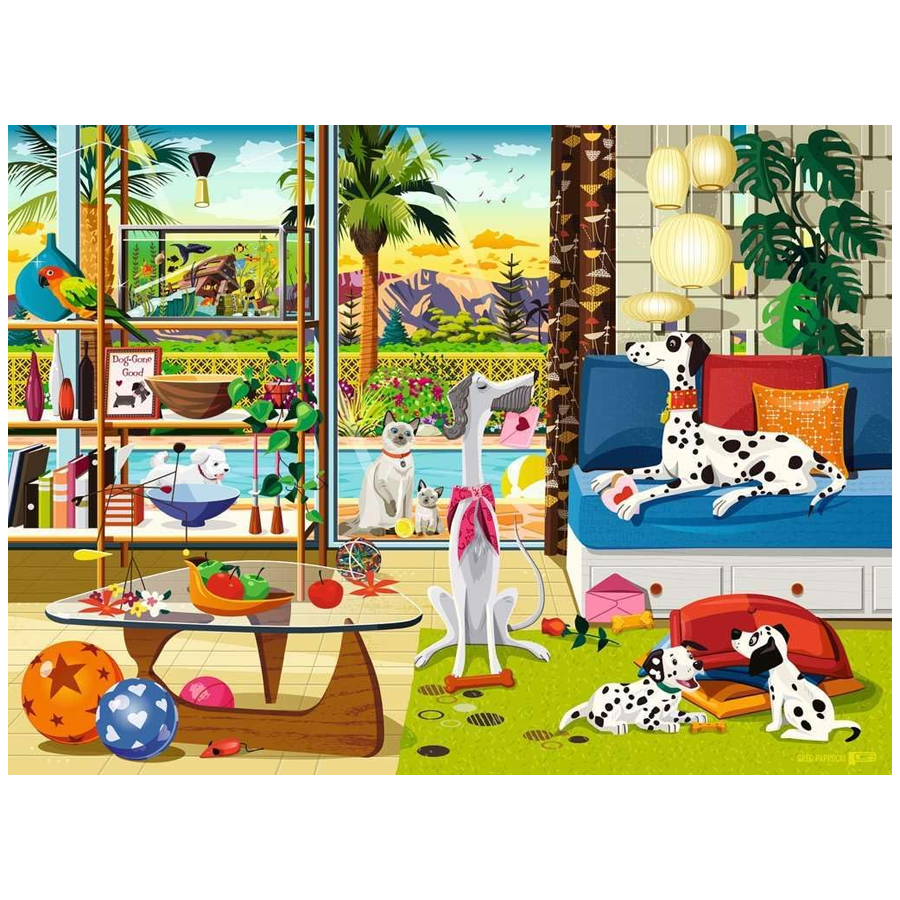 Ravensburger Pets of Palm Springs 500 Piece Puzzle