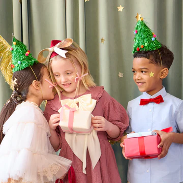 Meri Meri Tinsel Tree Party Hats, photo 2 of 2