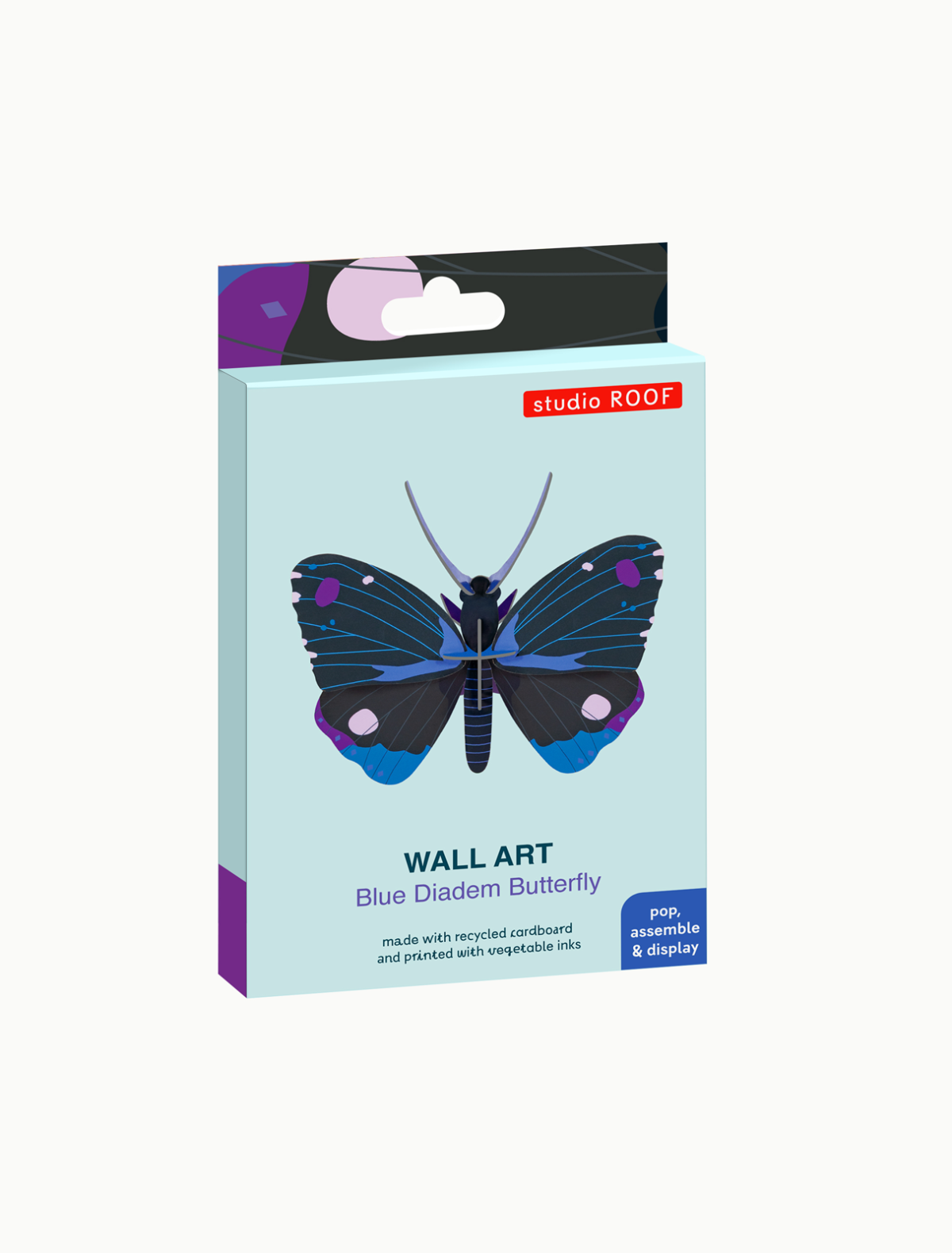 3D Wall Art - Butterfly - Blue Diadem Butterfly, photo 4 of 4