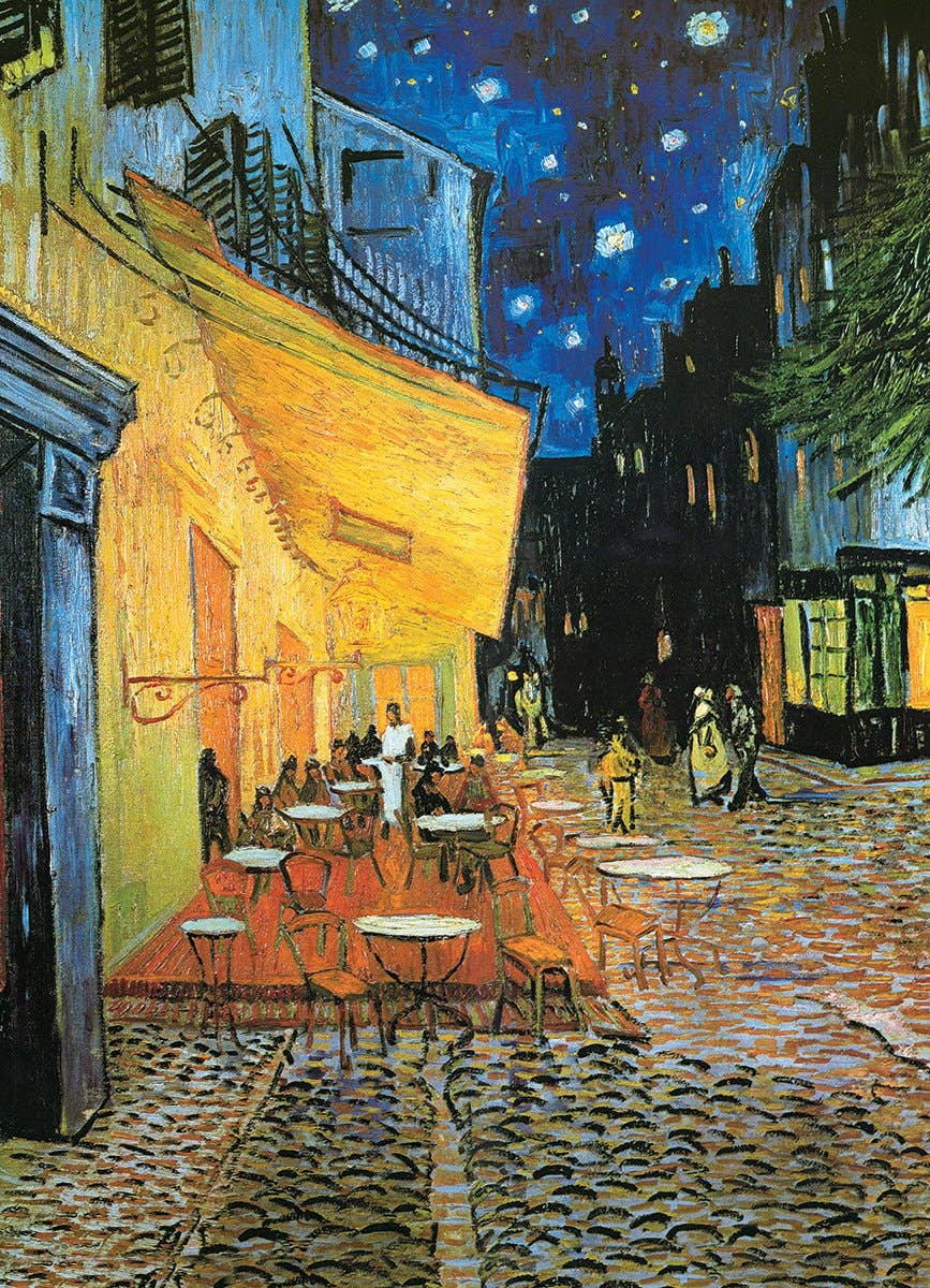 Vincent van Gogh - Cafe Terrace at Night 1000pc Puzzle, photo 2 of 5