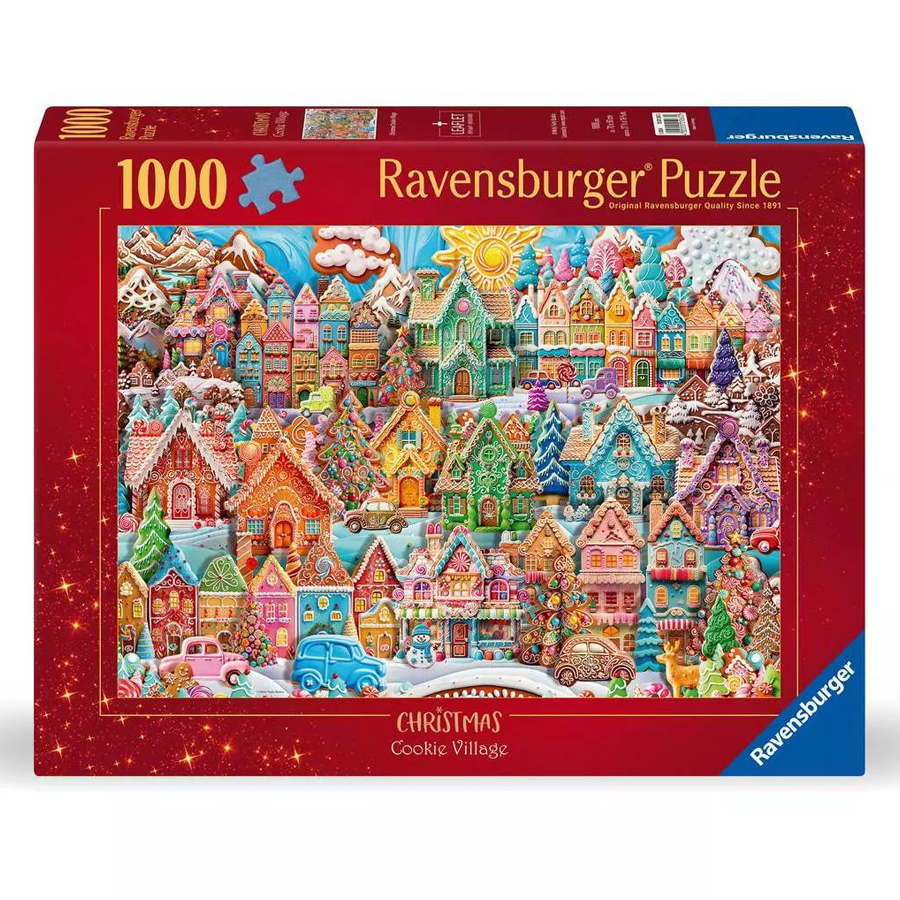Ravensburger Christmas Cookie Village 1000 Piece Puzzle