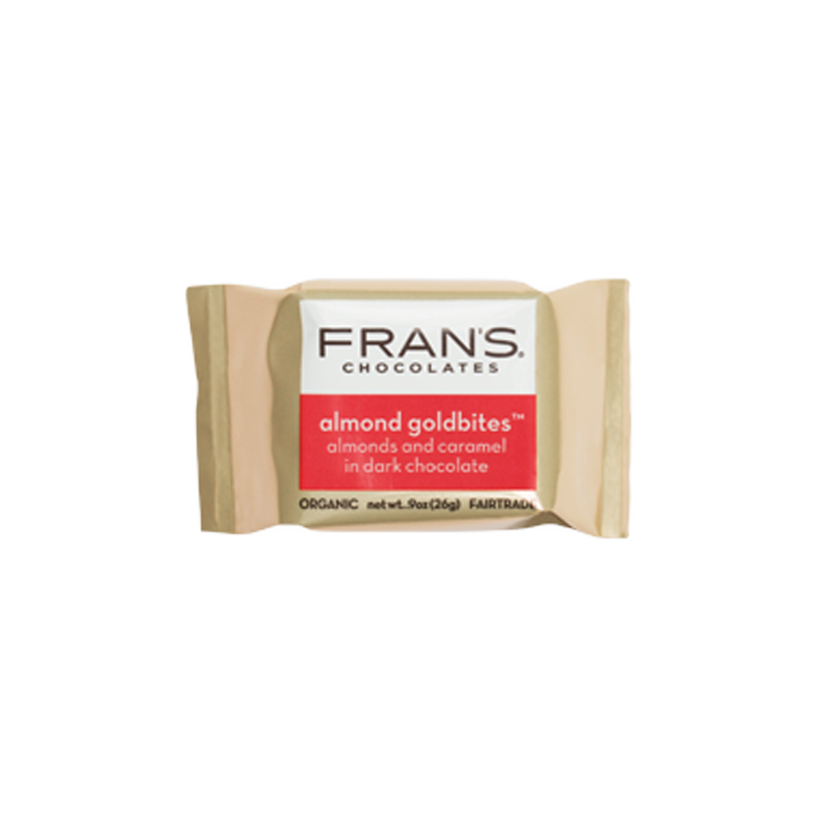 Fran's Chocolates - Almond Gold Bites Organic