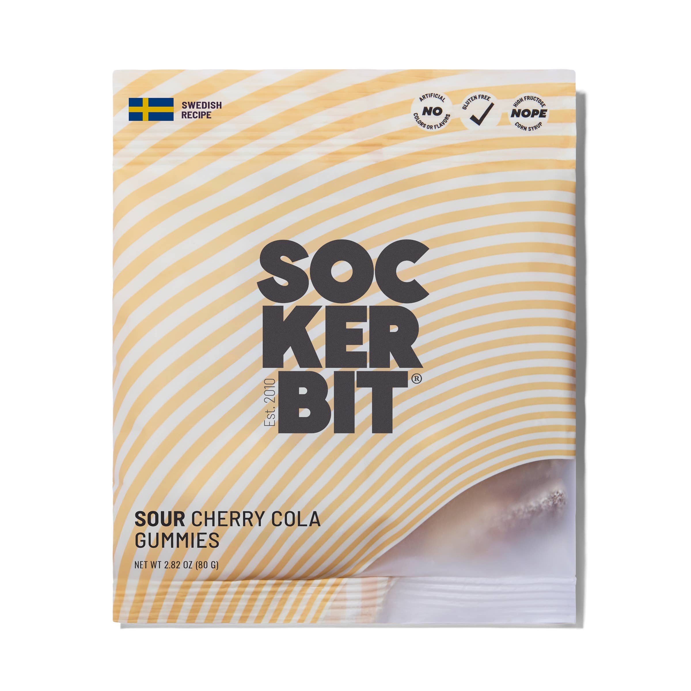 Sour Cherry Cola Gummies Swedish Candy Bag 2.8oz, photo 1 of 2