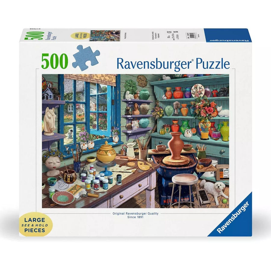 Ravensburger Pottery Studio Sanctuary 500 Piece Puzzle