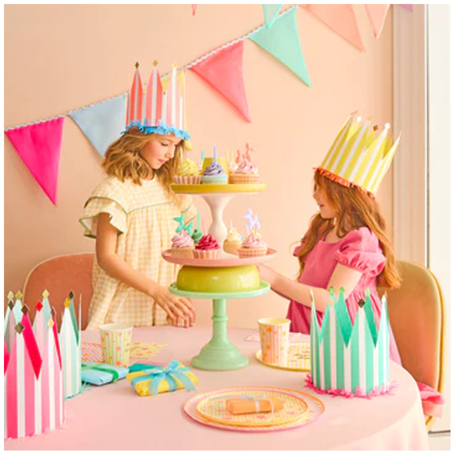 Meri Meri Striped Party Crowns, photo 2 of 2