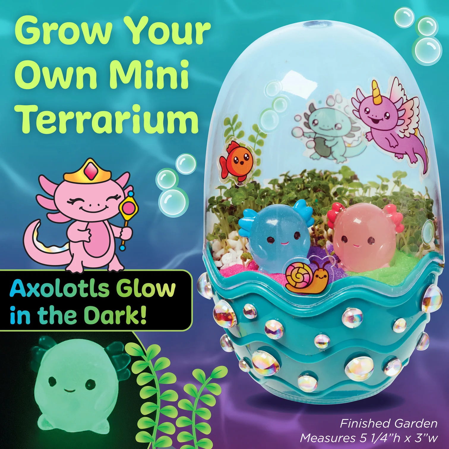 Mini Garden Axolotl, photo 3 of 4