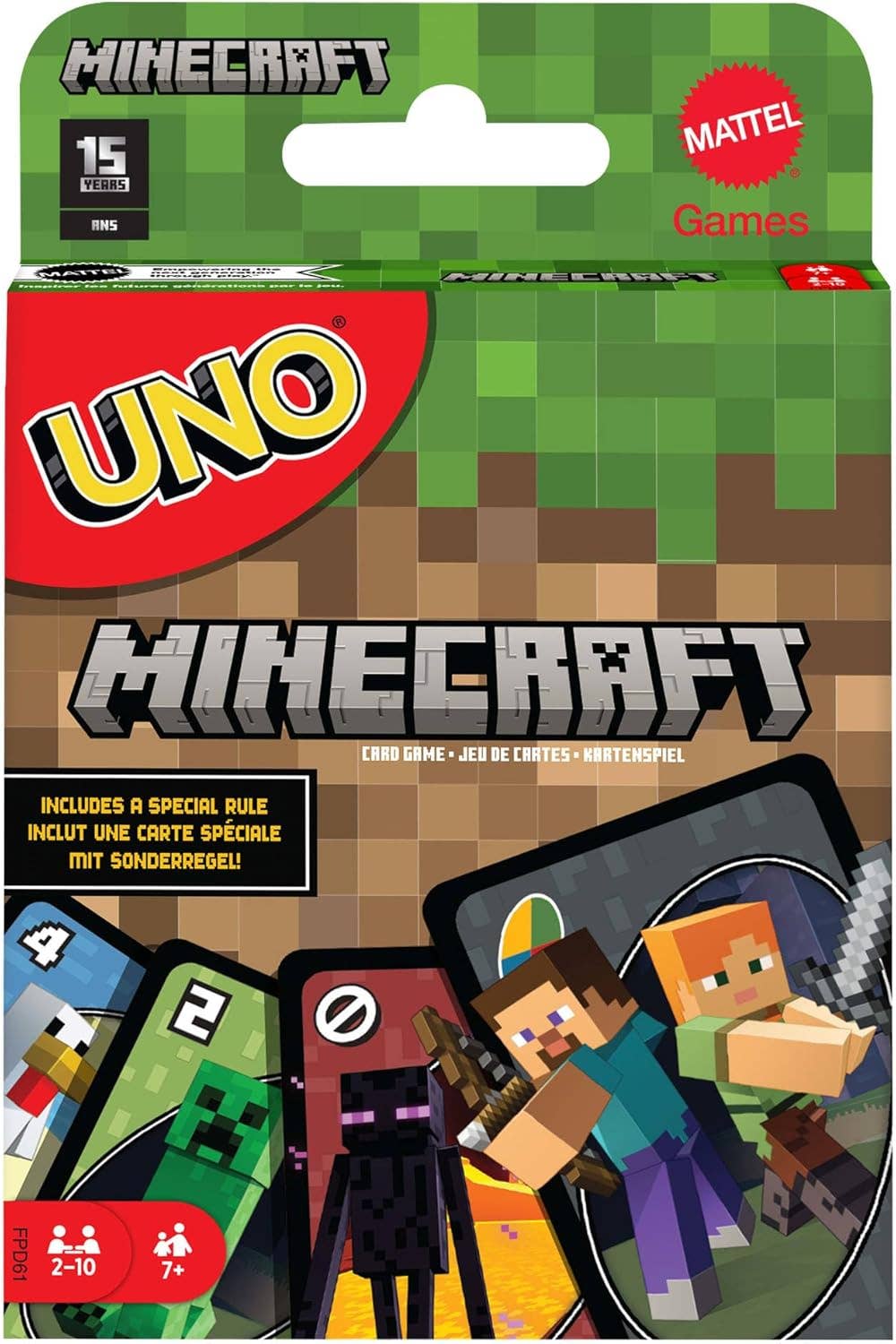 Uno Minecraft Edition Card Game, photo 1 of 6