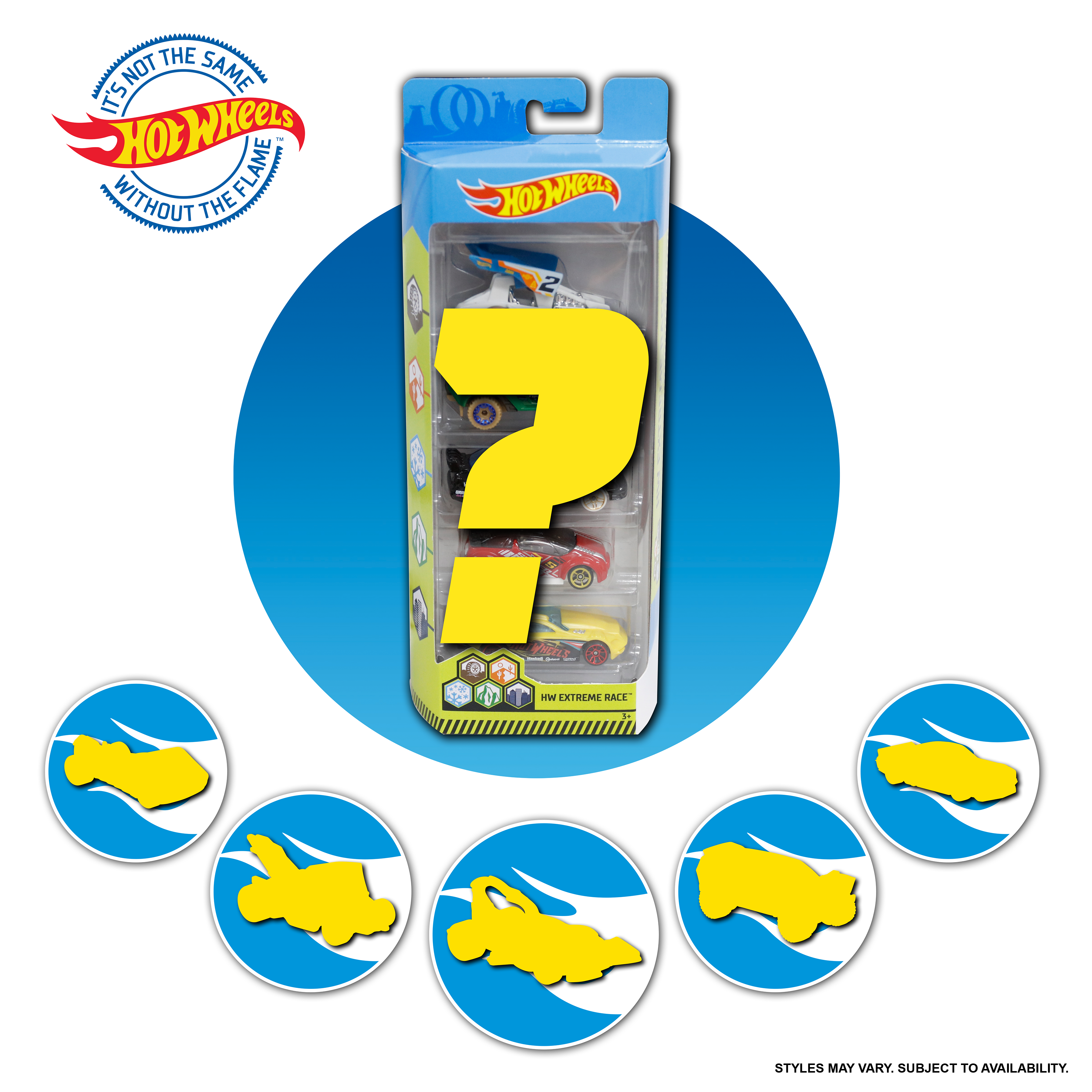 Hot Wheels 5-Car Pack Assortment, photo 2 of 2