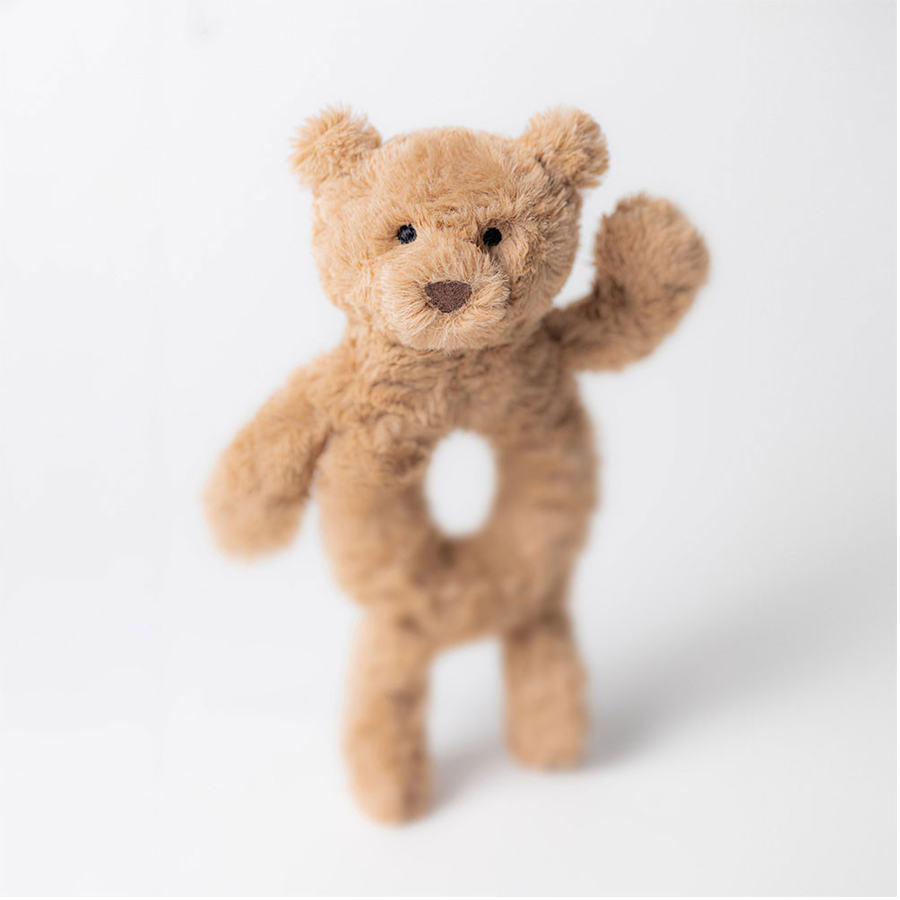 Jellycat Bartholomew Bear Ring Rattle, photo 1 of 2