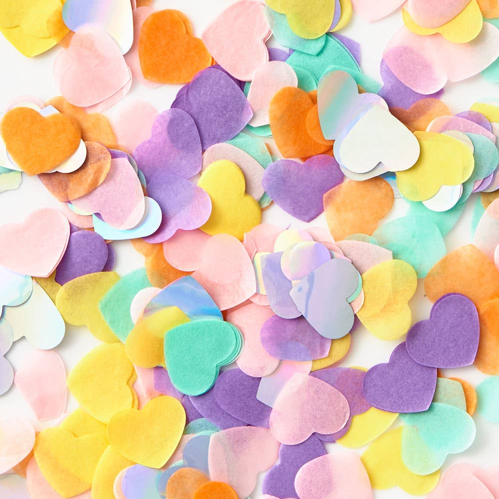 Pastel Heart Confetti, photo 2 of 2