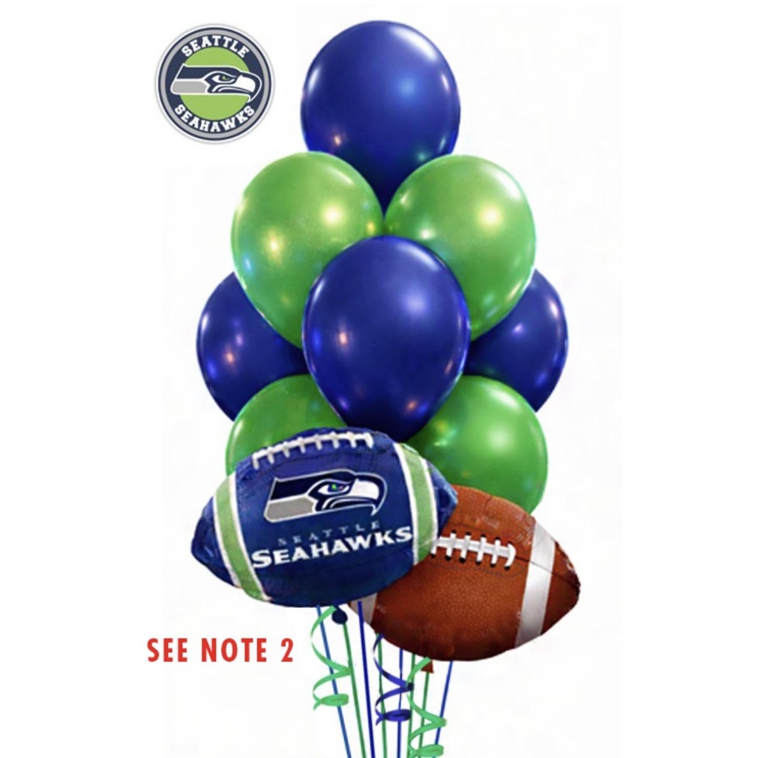 Seattle Seahawks Balloon Bouquet