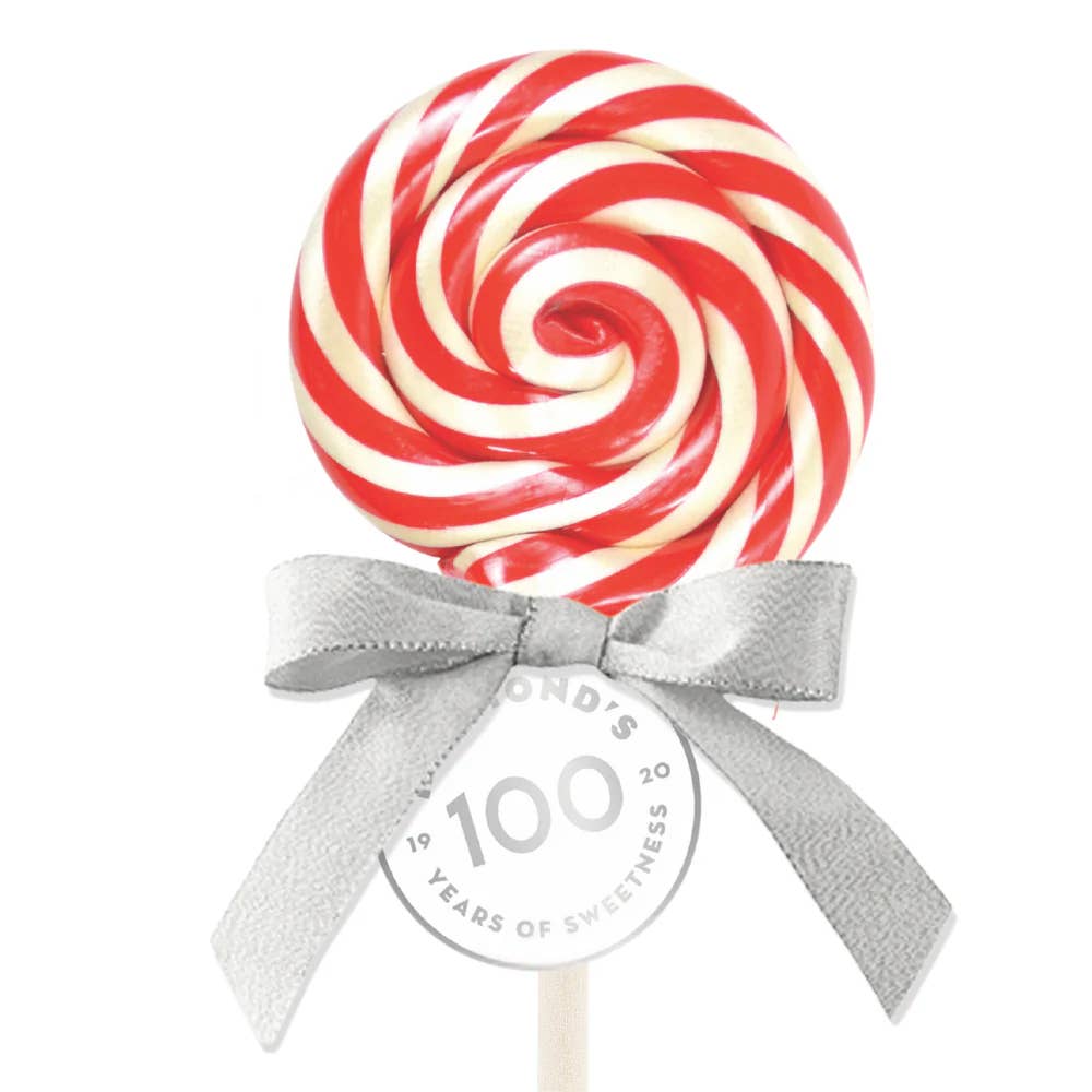 Handmade Lollipop w/ Bow - Peppermint - 2 oz, photo 1 of 5