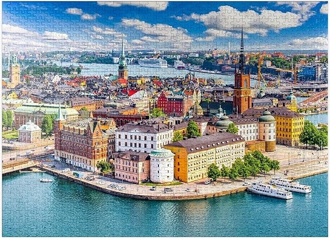 Stockholm Sweden Puzzle 1000