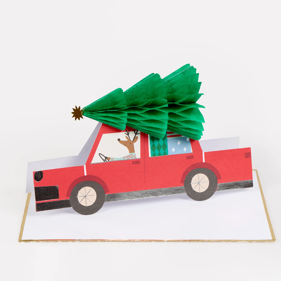 Meri Meri Tree Car Concertina Card, photo 1 of 2