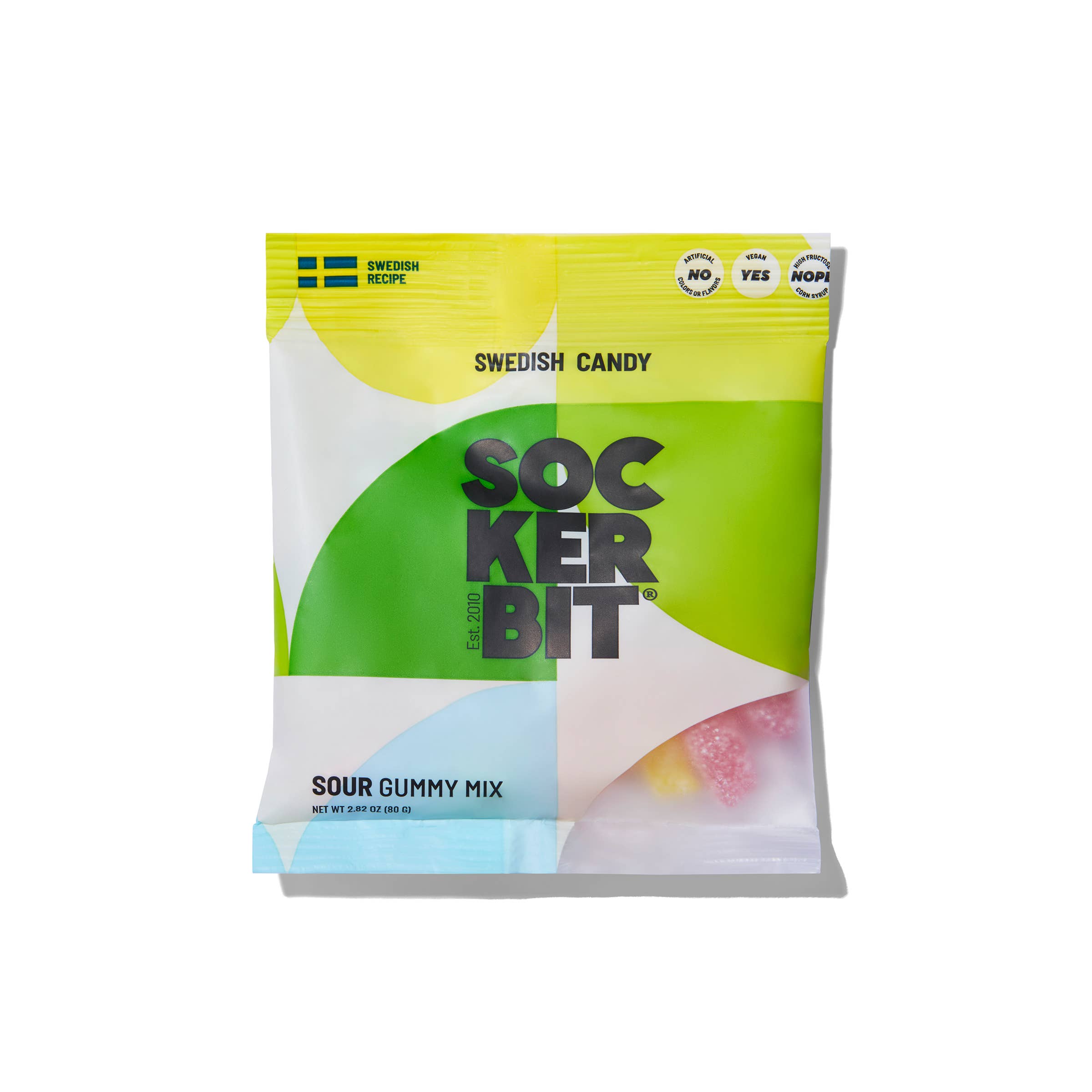 Sour Gummy Mix Swedish Candy Bag 2.8oz, photo 1 of 4
