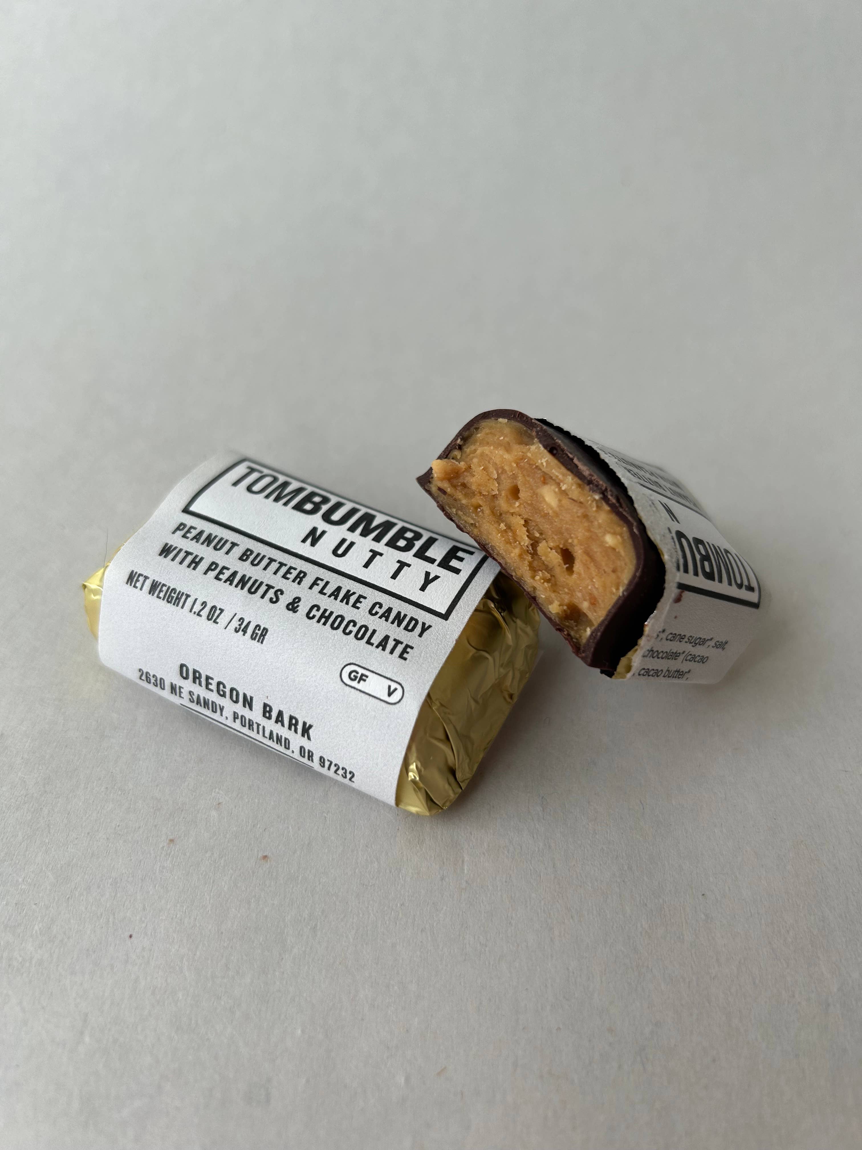 Tom Bumble Nutty Candy Bar - Peanut Butter Flake & Chocolate, photo 4 of 6