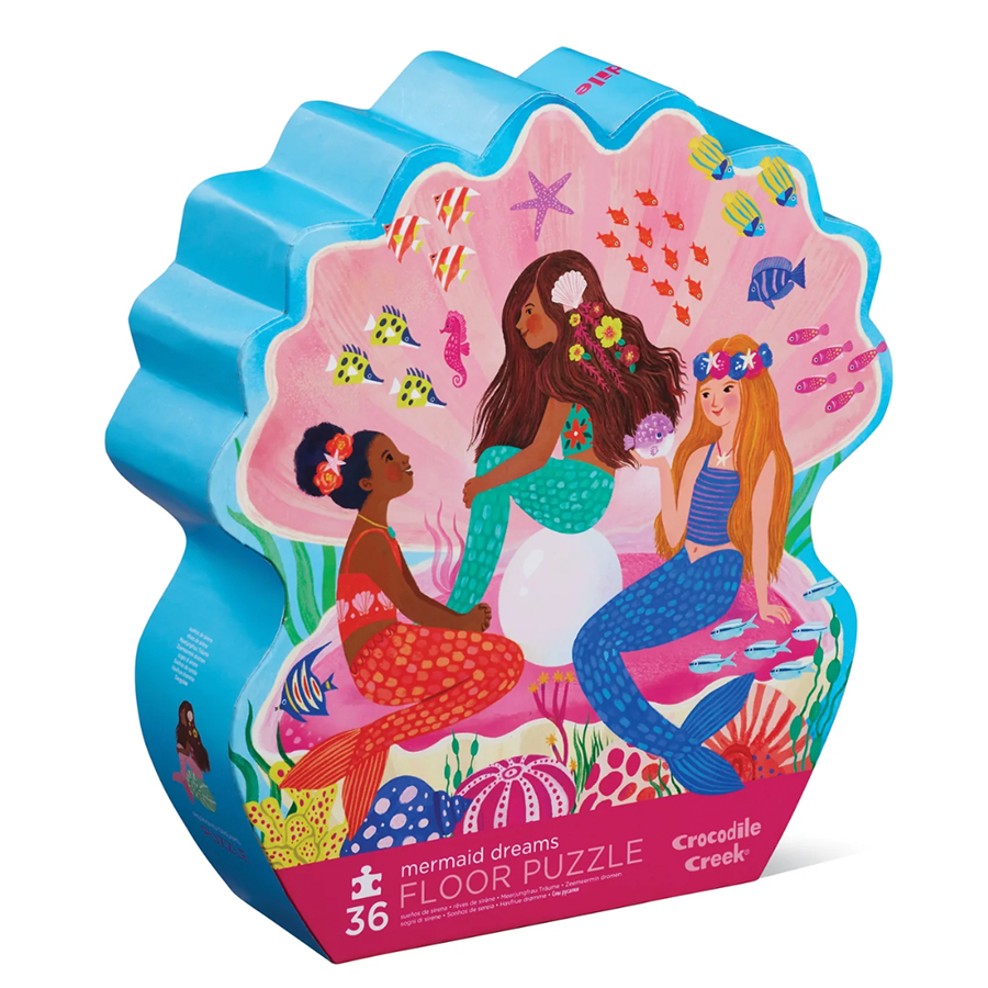 Crocodile Creek 36pc Floor Puzzle - Mermaid Dreams