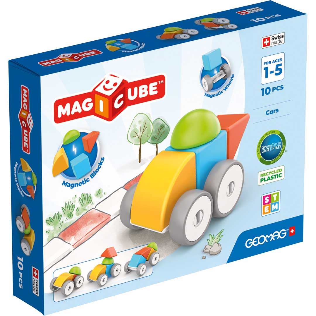 Geomag Magicube Blocks Cars 10pcs, photo 1 of 2