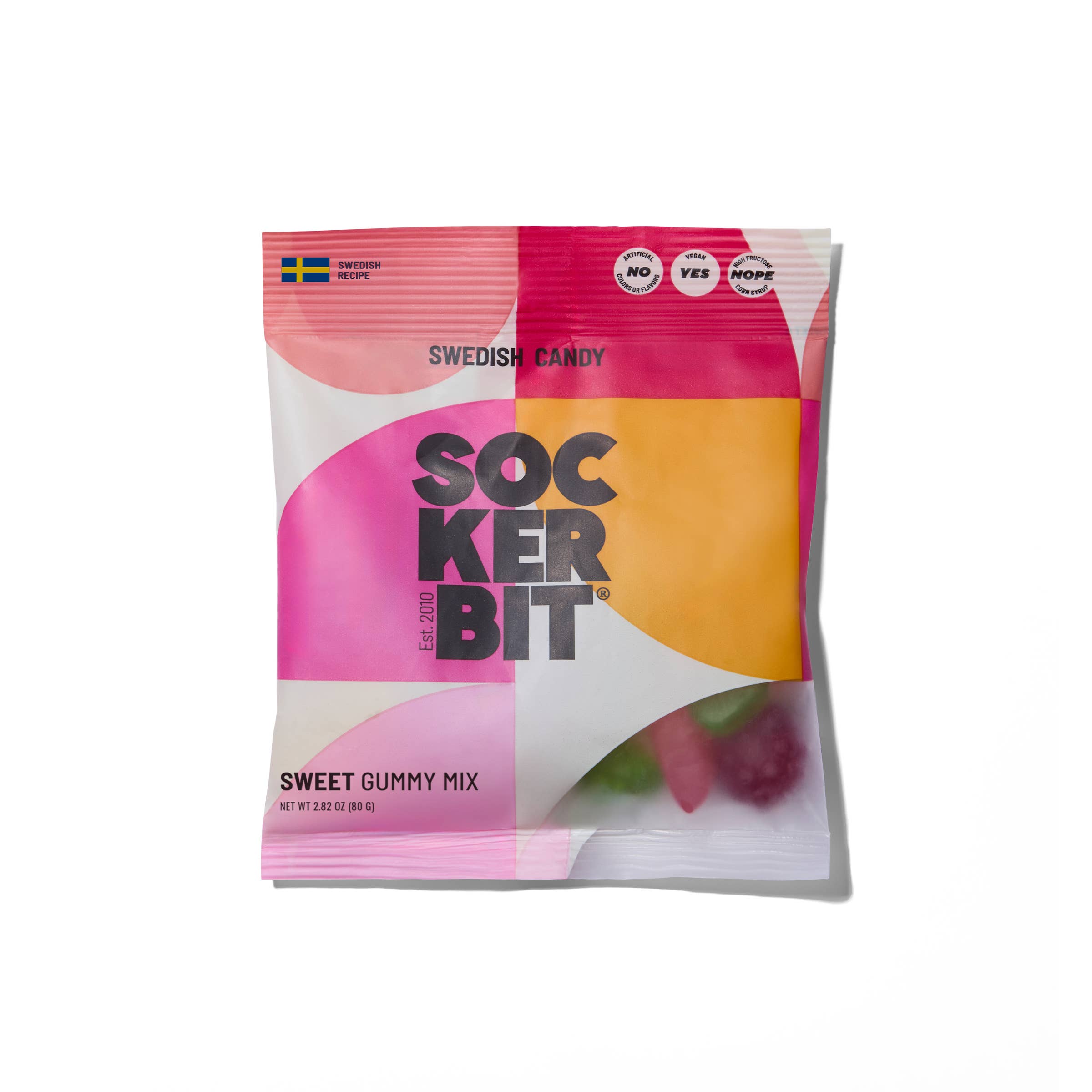 Sweet Gummy Mix Swedish Candy Bag 2.8oz, photo 1 of 5