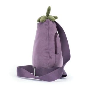 Amuseables Aubergine Eggplant Bum Bag, photo 3 of 5