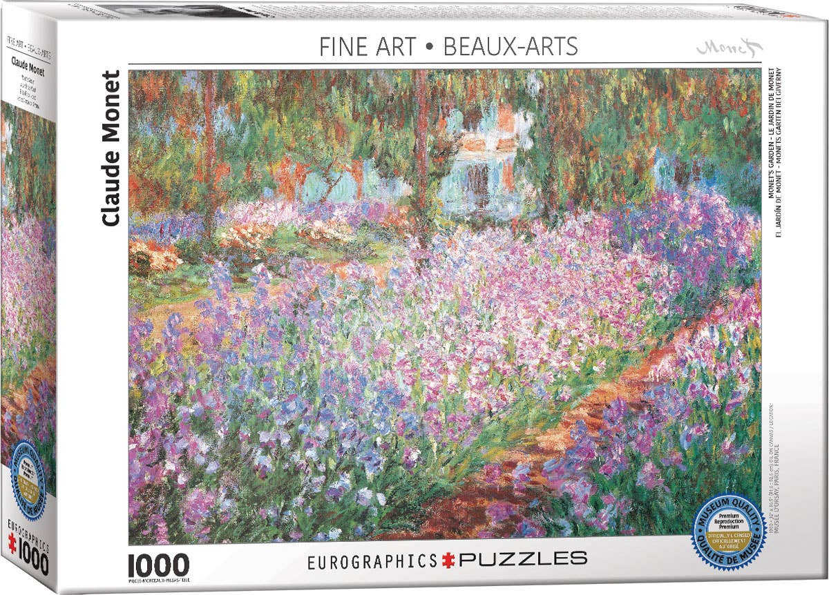 MONET'S GARDEN 1000 PC PUZZLE