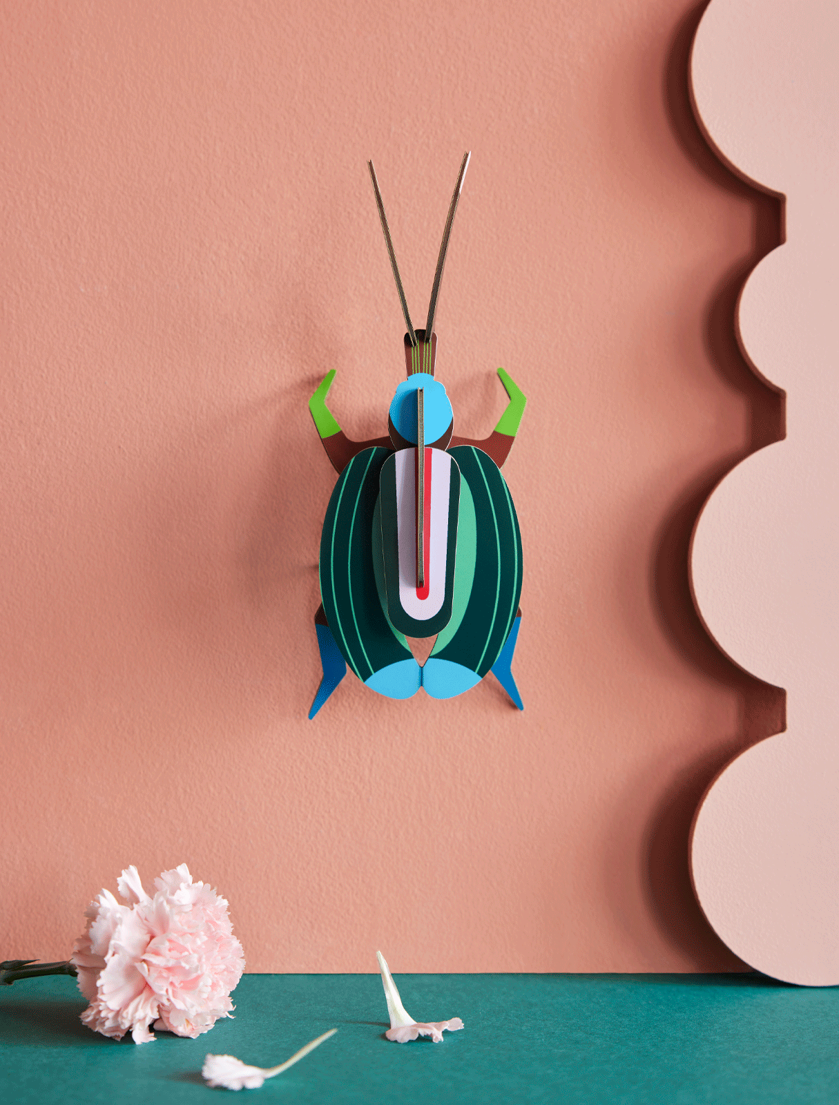 3D wall art - Green Fig Beetle, photo 2 of 4