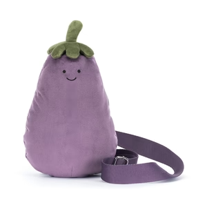 Amuseables Aubergine Eggplant Bum Bag, photo 5 of 5
