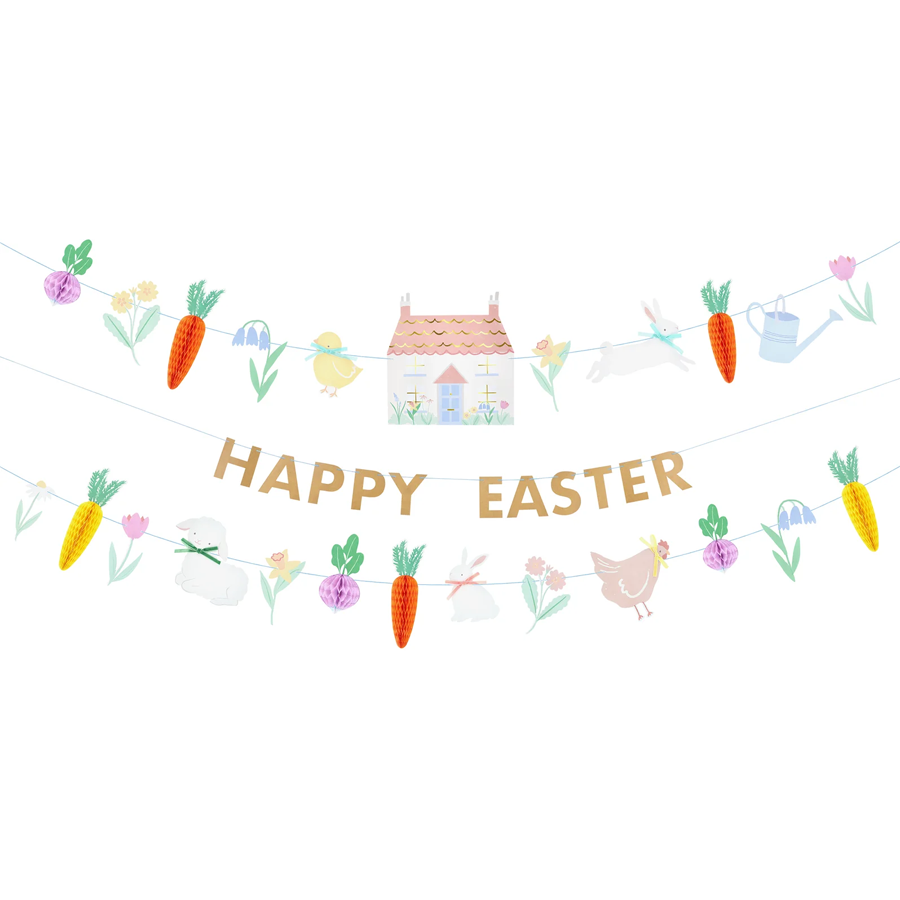 Meri Meri Easter Cottage Vegetable Garden Garland Set