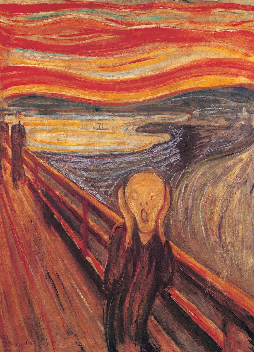 The Scream 1000pc Puzzle, photo 2 of 3