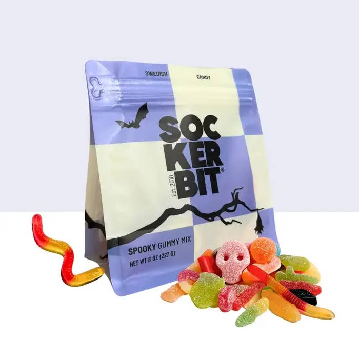 Spooky Gummy Mix 8oz Purple Edition -Halloween Collection, photo 1 of 3