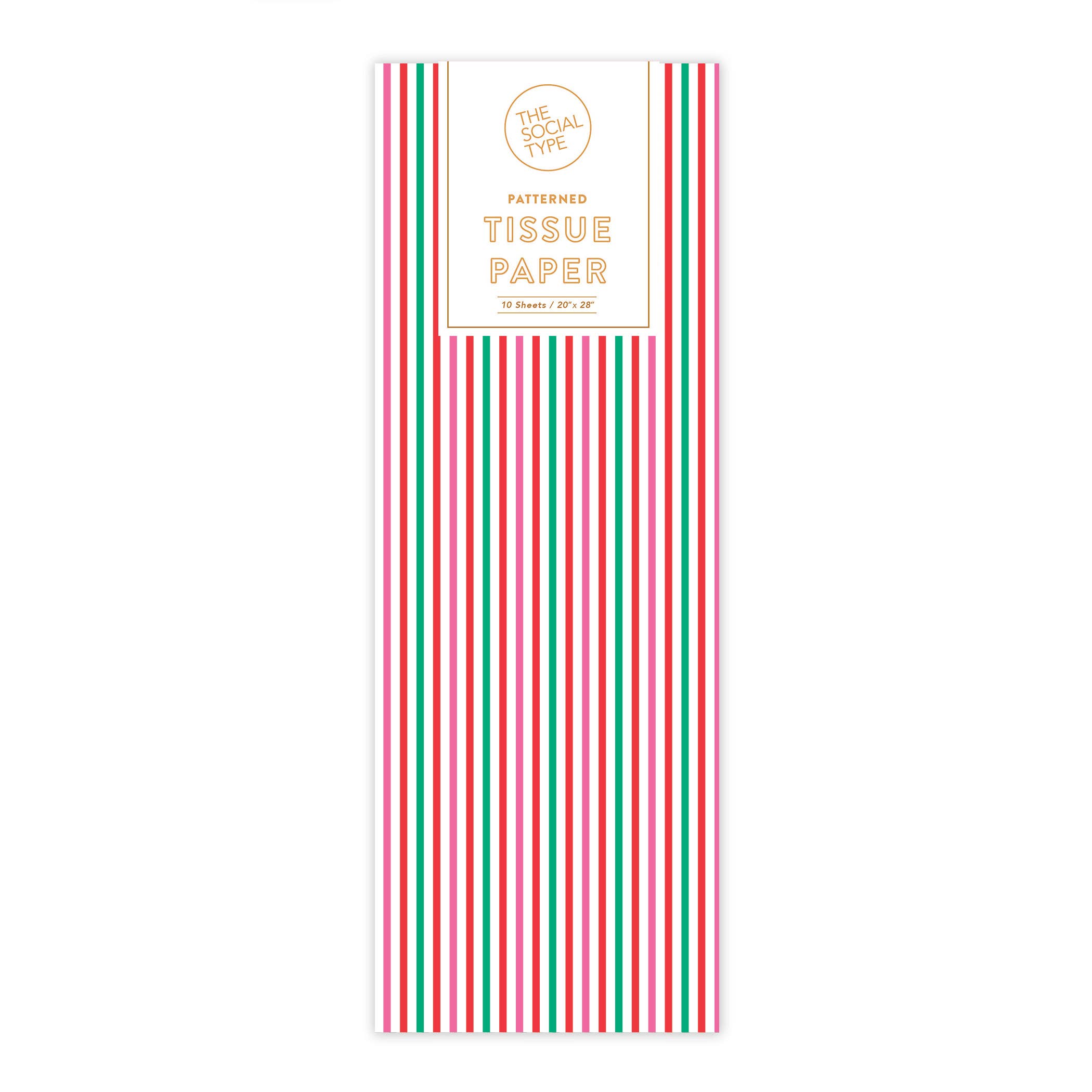 Candy PinStripe Tissue Paper, photo 1 of 2