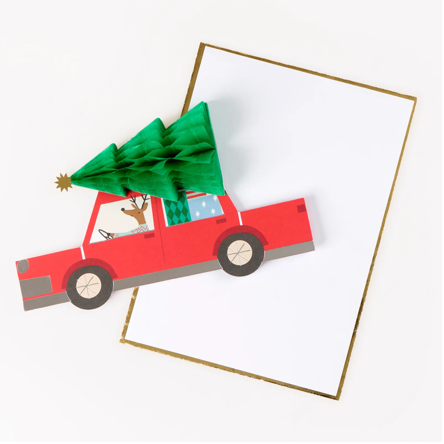 Meri Meri Tree Car Concertina Card, photo 2 of 2