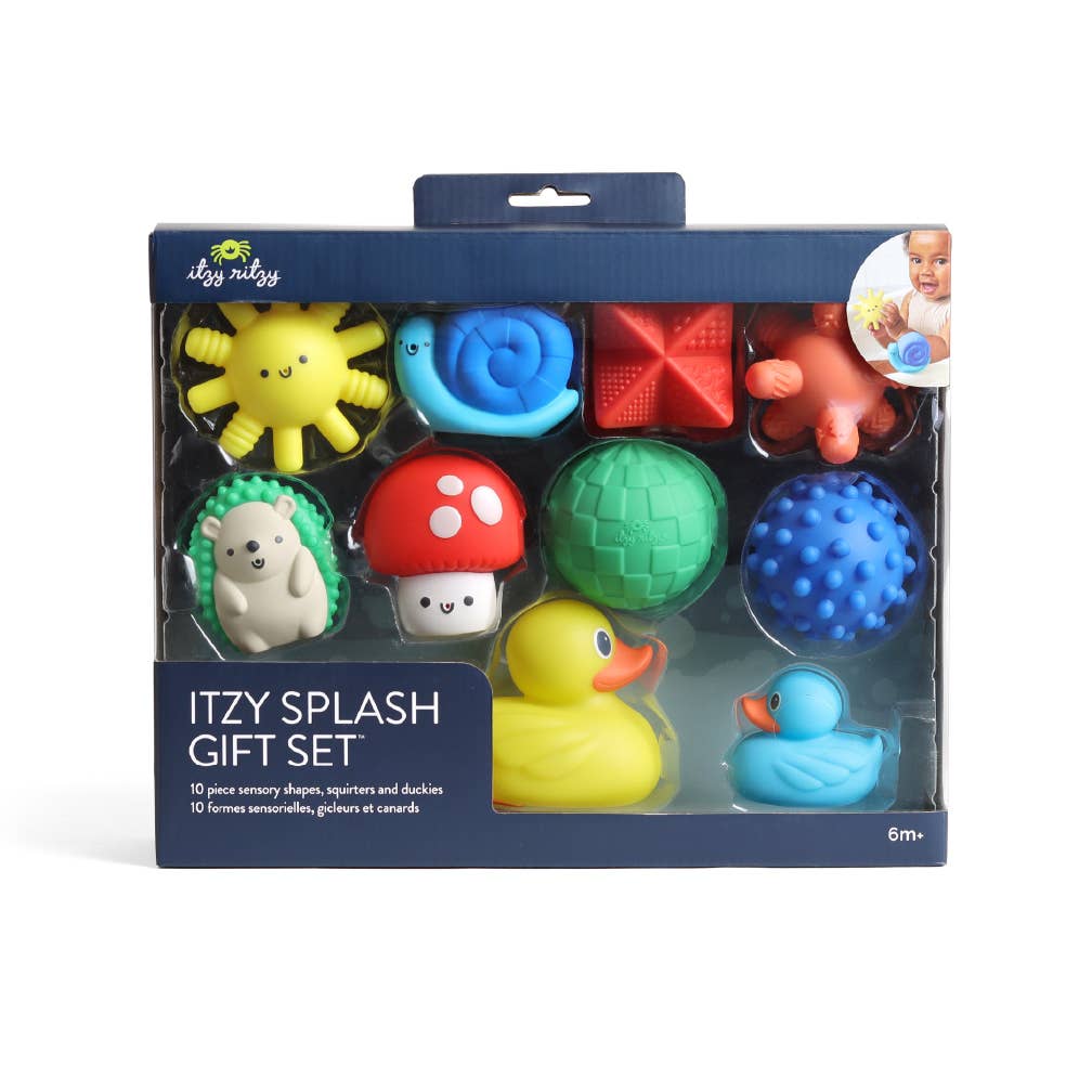 Itzy Splash Gift Set™ Soft Bath + Water Toys, photo 1 of 8