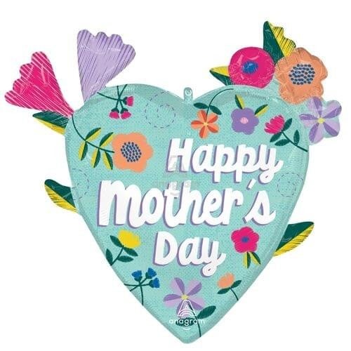 28" Happy Mother's Day Threaded LoveBalloon